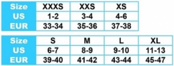large SIZE CHART FIN